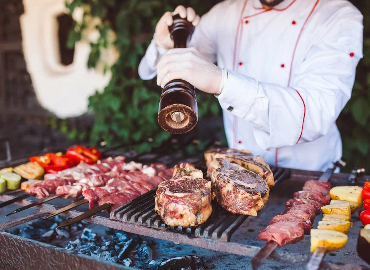Backyard party catering in Fairfield County with professional food and beverage service